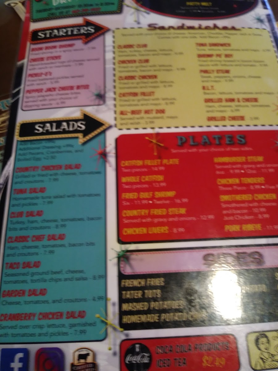 Menu Doug & Hazel's Drive In-2